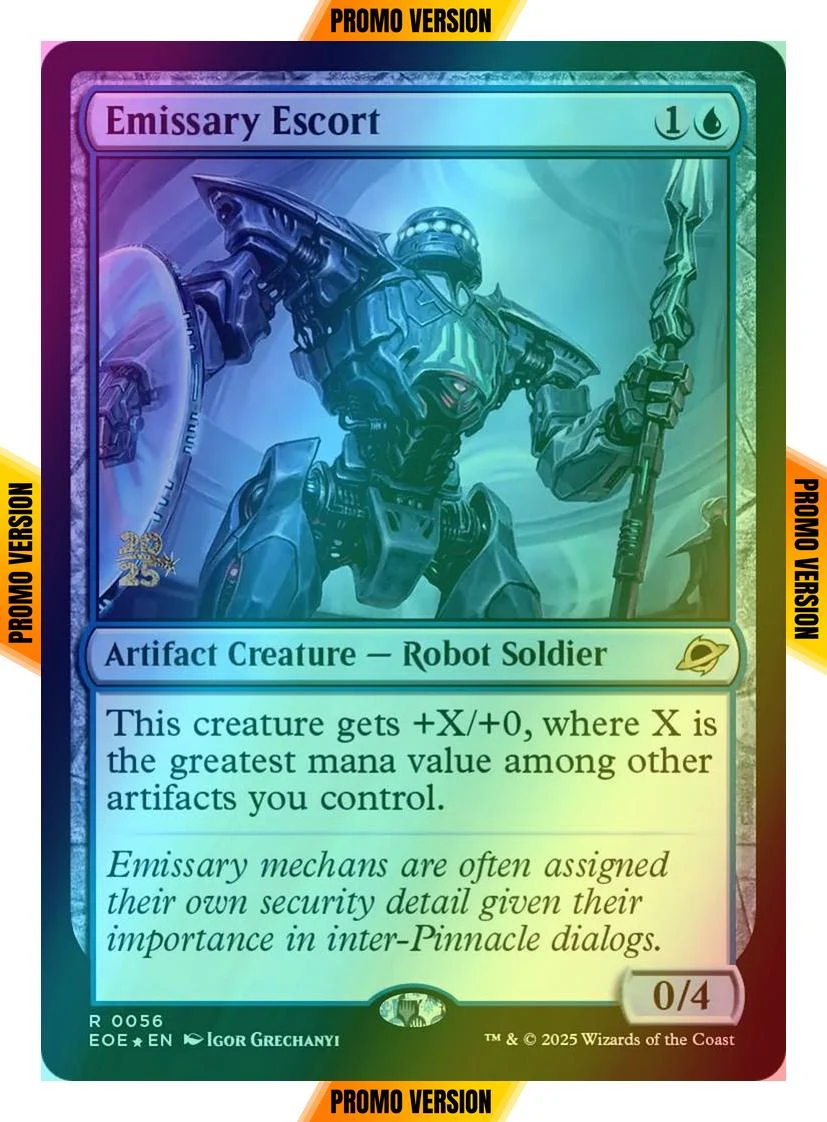 Emissary Escort [56s] [Prerelease] [Edge of Eternities: Promos] [Foil]