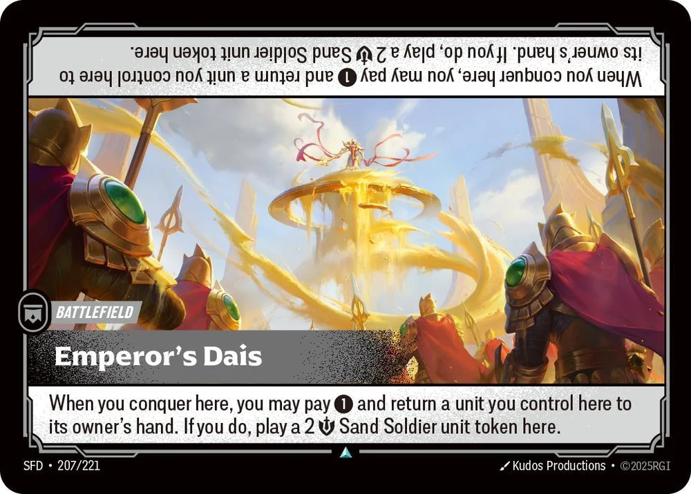 Emperor's Dais - 207/221 [Spiritforged] [Non-Foil]