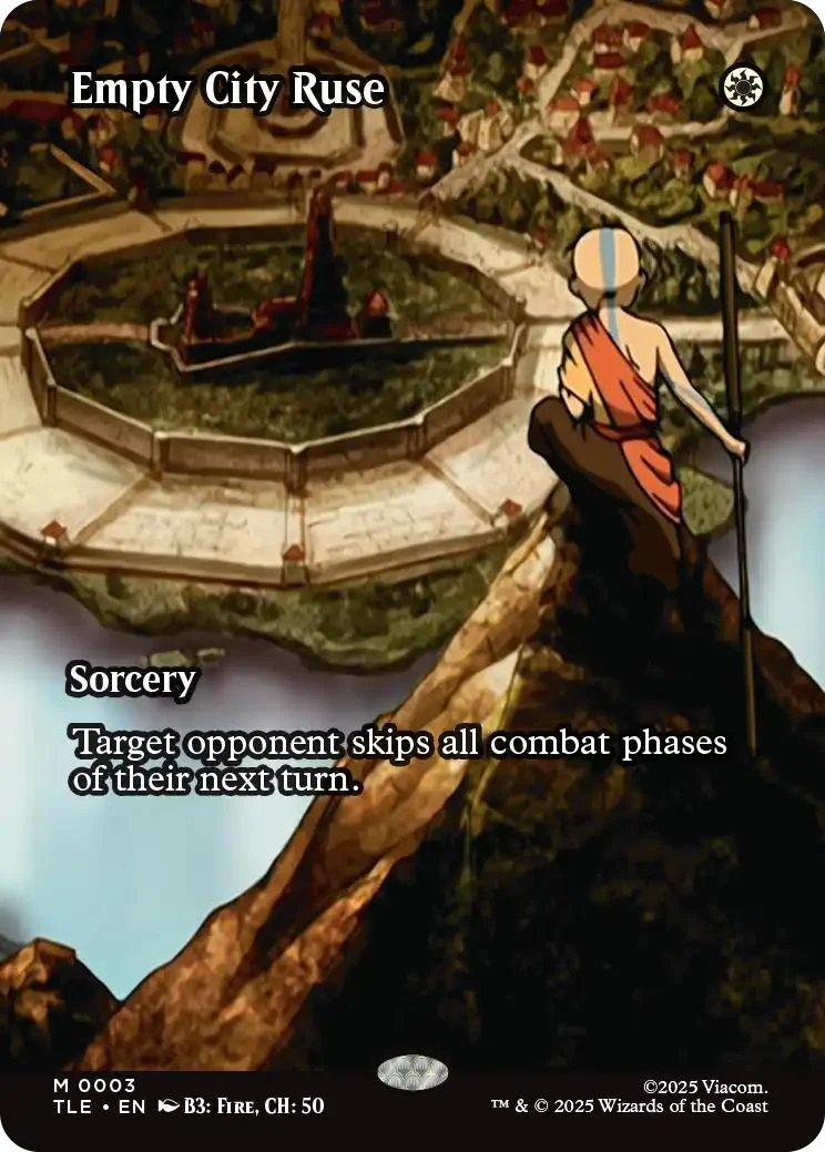 Empty City Ruse [3] [Borderless] [Source Material] [Avatar: The Last Airbender Eternal] [Non-Foil]
