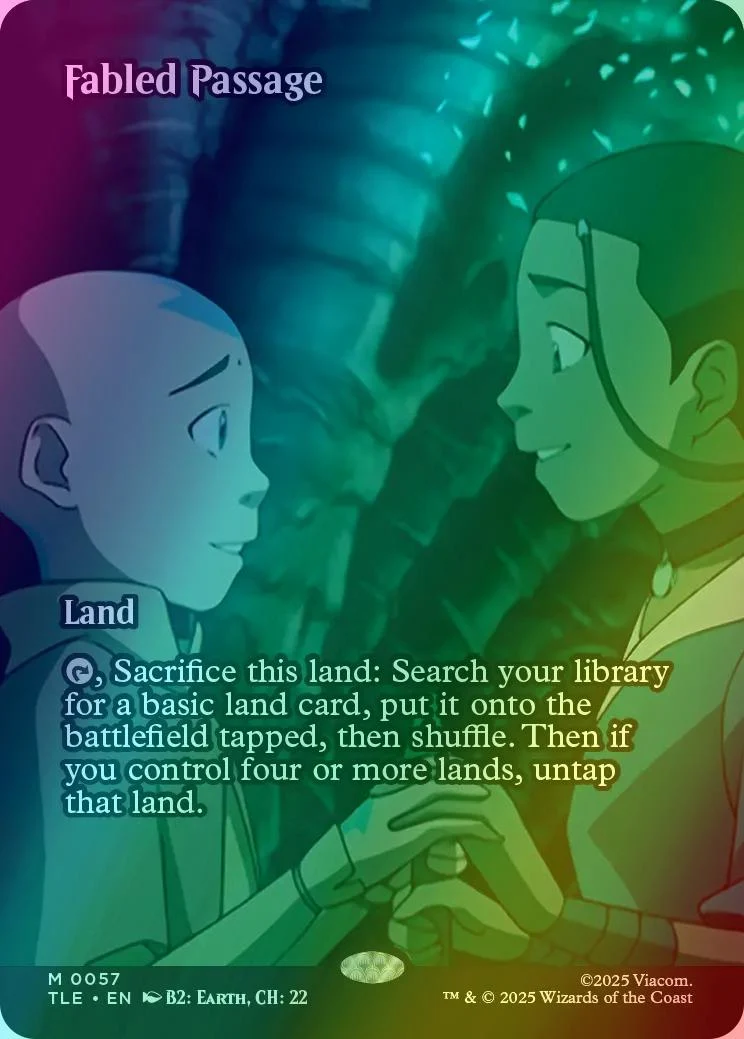 Fabled Passage [57] [Borderless] [Source Material] [Avatar: The Last Airbender Eternal] [Foil]