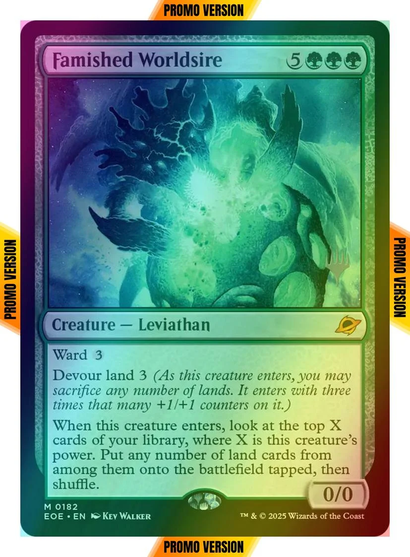 Famished Worldsire [182p] [Promo Pack] [Edge of Eternities: Promos] [Foil]