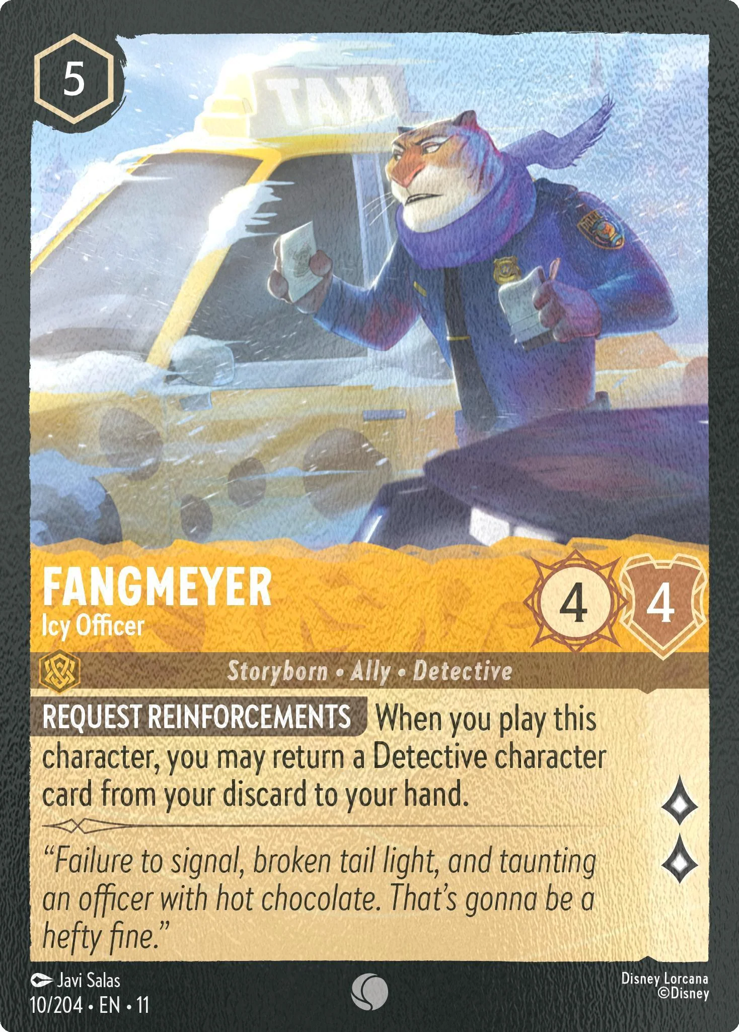 Fangmeyer - Icy Officer - 10/204 [Winterspell] [Cold Foil]