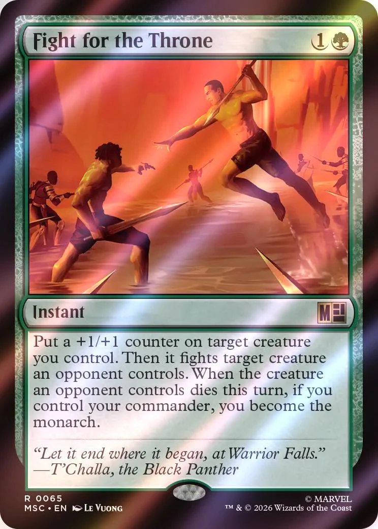 Fight for the Throne [65] [Marvel Super Heroes: Commander] [Surge Foil]