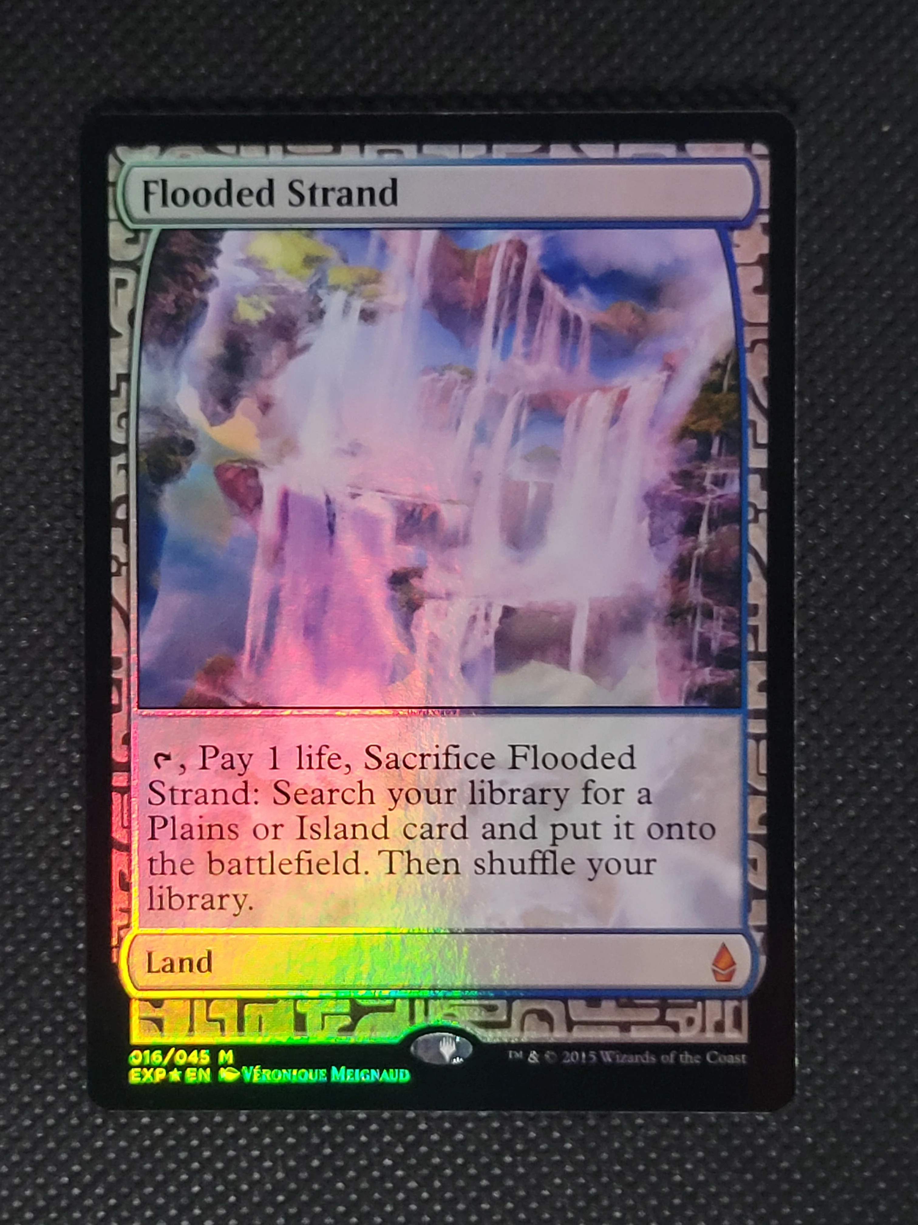 Flooded Strand — Damaged|Masterpiece Series|Foil — ID 18008 - Image 3