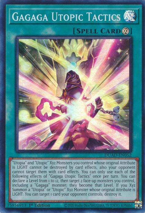 Gagaga Utopic Tactics - DUAD-EN052 - Super Rare - 1st Edition