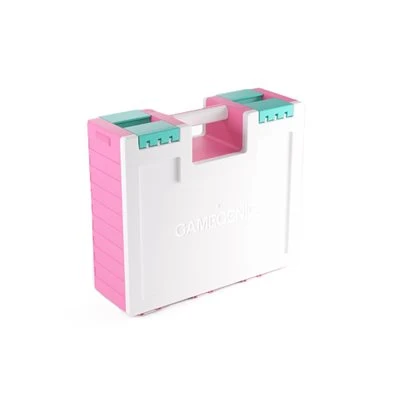 Gamegenic Game Castle - 600+ - Pink/White/Teal