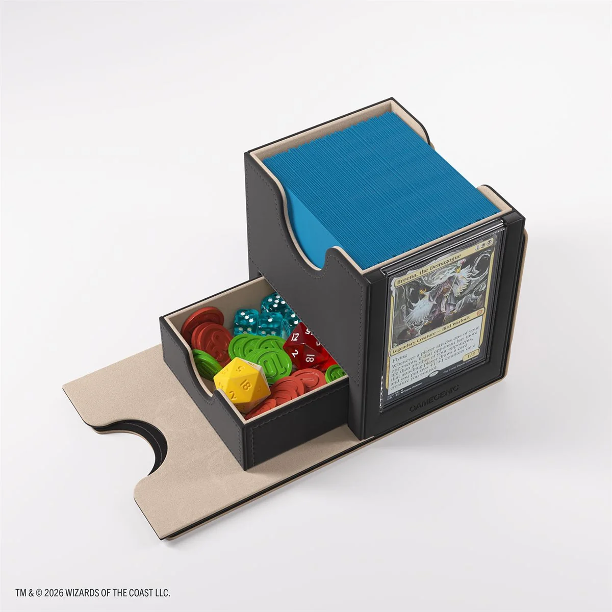 Gamegenic MTG Art Sidekick Pro XL Deck Box - 100+ - Secrets Of Strixhaven - Silverquill - Image 2