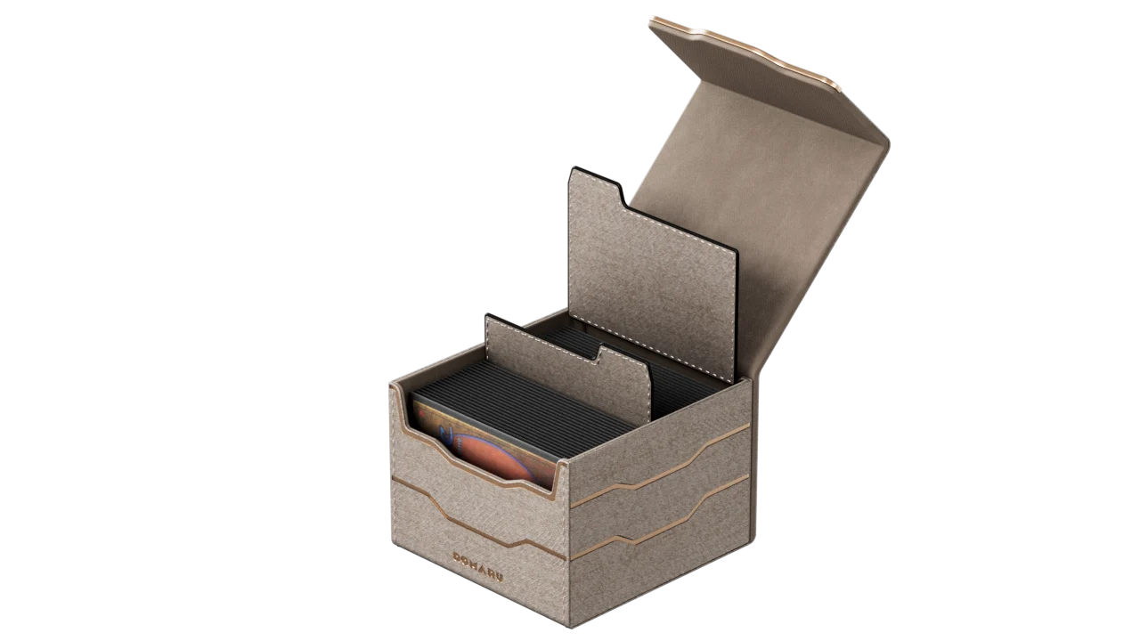 Gatherer's Tavern DOMARU Armory Horizon Deck Box - 130+ - Alabaster - Image 2
