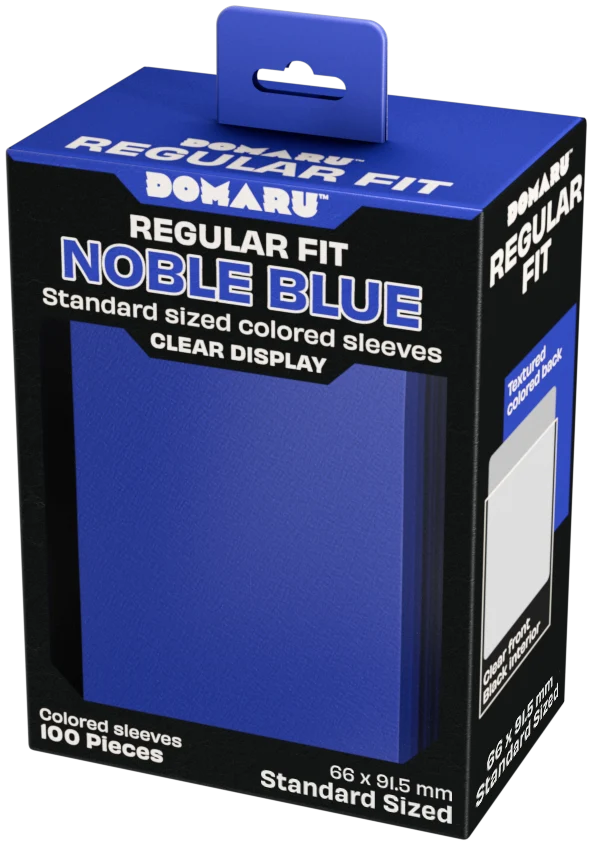 Gatherer's Tavern DOMARU Regular Fit Sleeves - Standard Size - 100ct - Noble Blue
