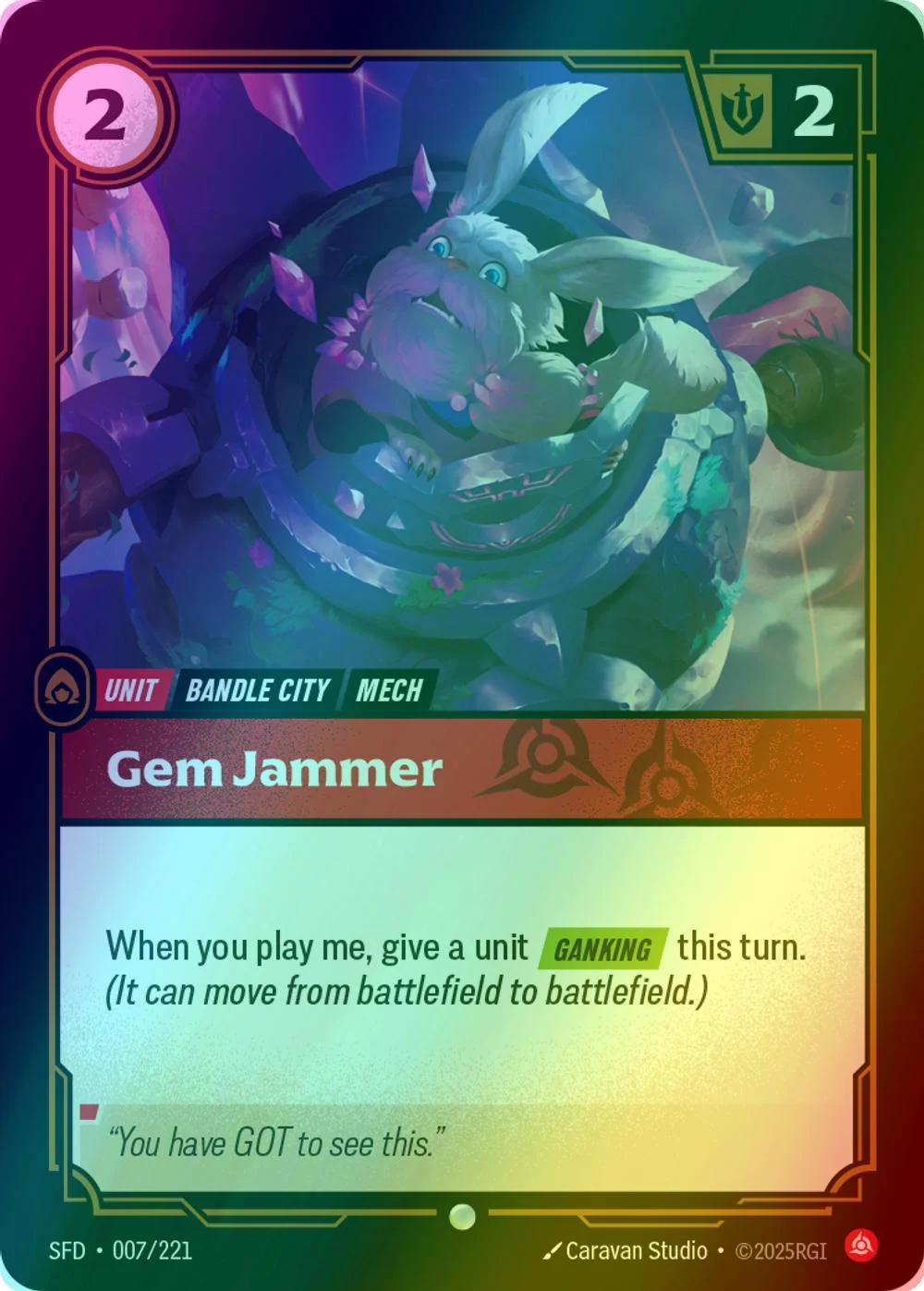 Gem Jammer - 007/221 [Spiritforged] [Foil]