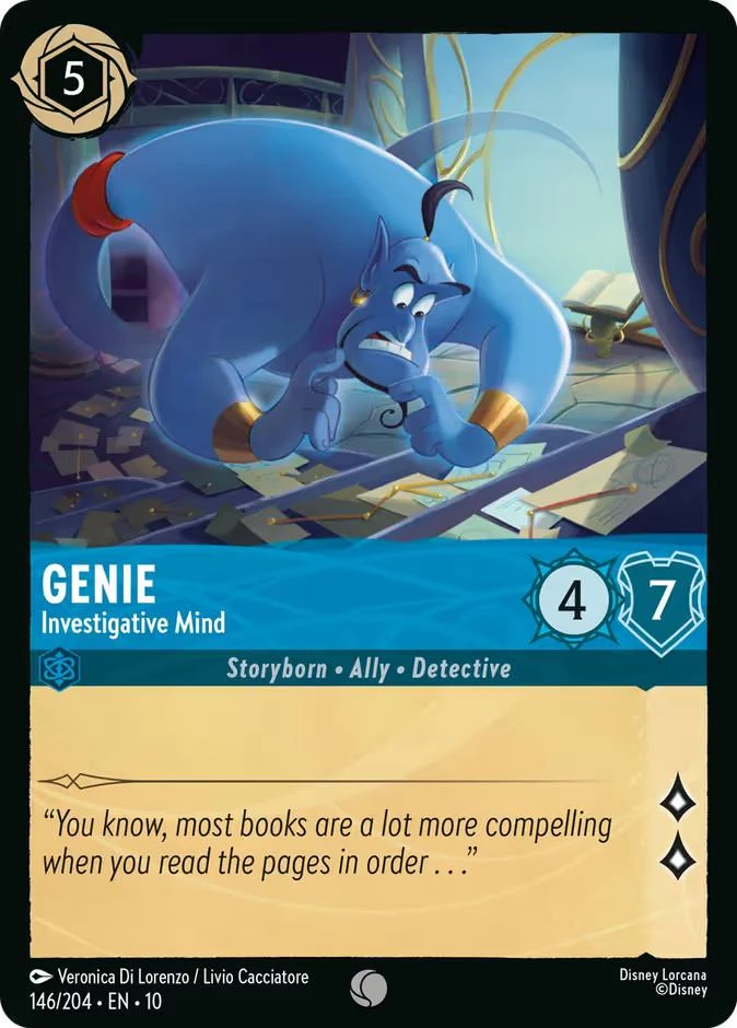 Genie - Investigative Mind - 146/204 [Whispers in the Well] [Non-Foil]
