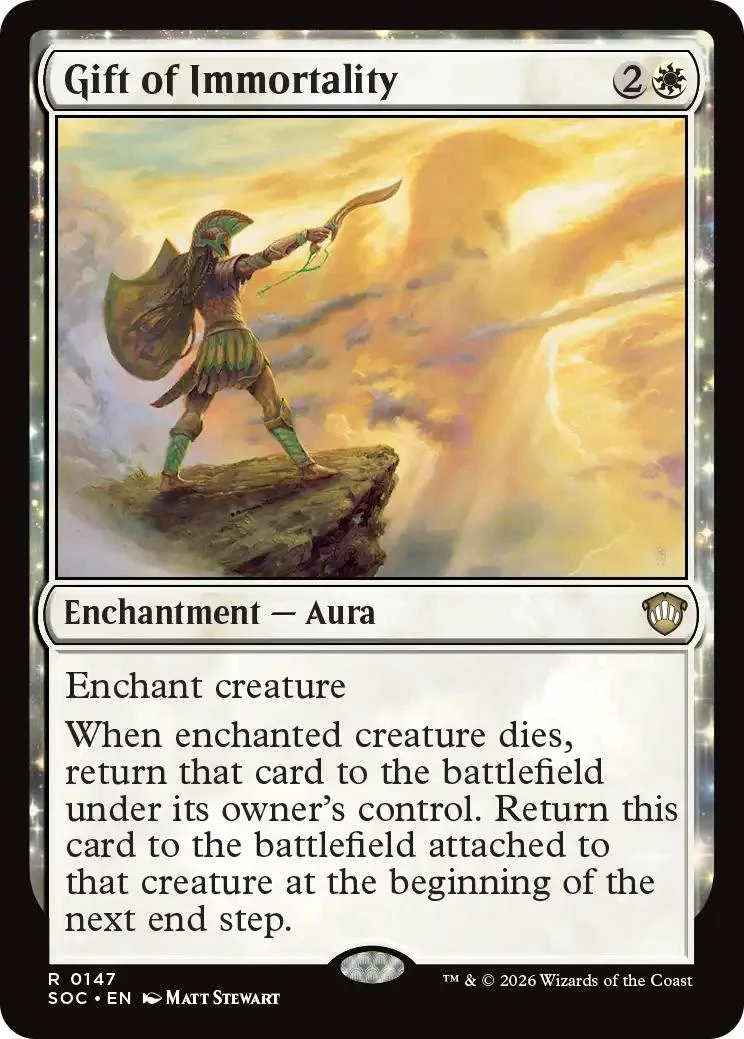 Gift of Immortality [147] [Secrets of Strixhaven: Commander] [Non-Foil]