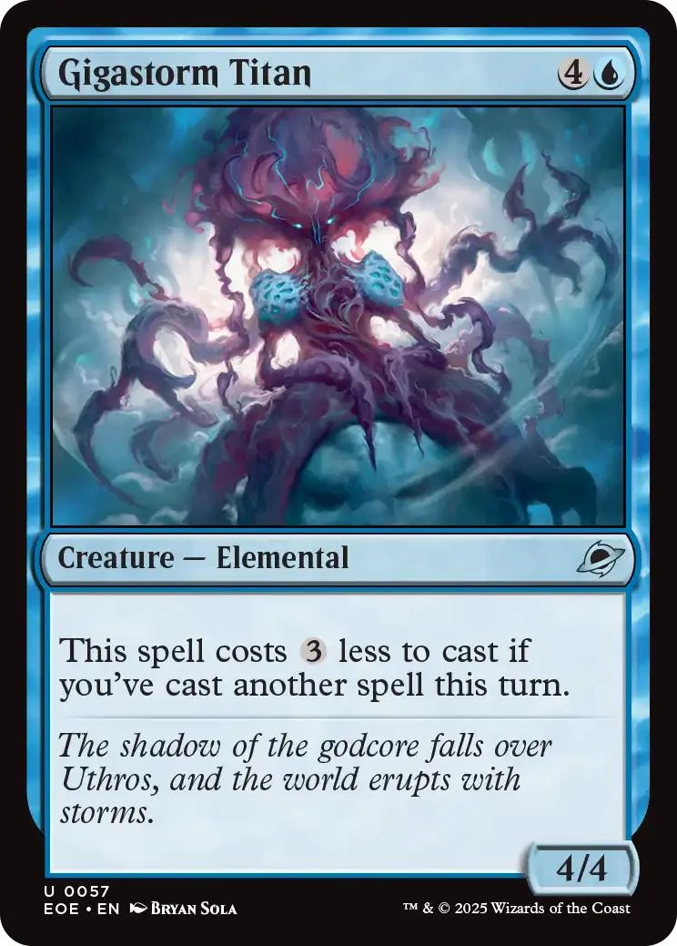 Gigastorm Titan [57] [Edge of Eternities] [Non-Foil]