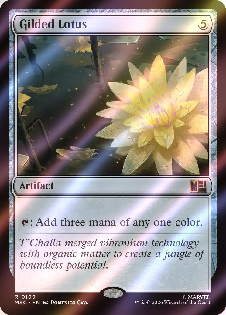 Gilded Lotus [199] [Marvel Super Heroes: Commander] [Surge Foil]