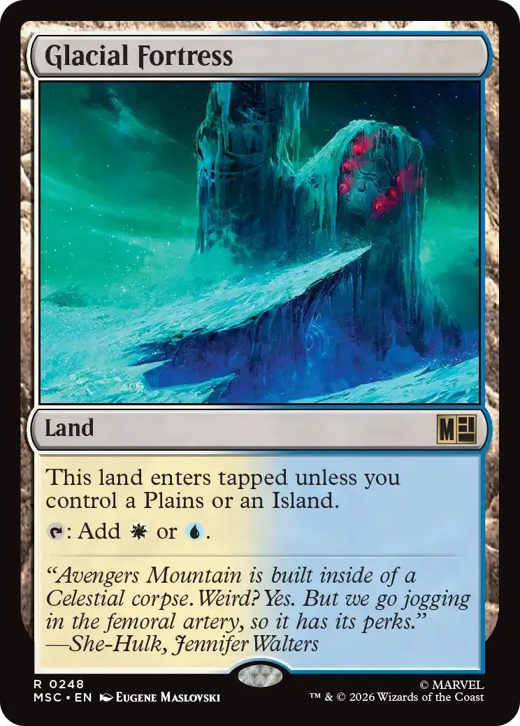 Glacial Fortress [248] [Marvel Super Heroes: Commander] [Non-Foil]
