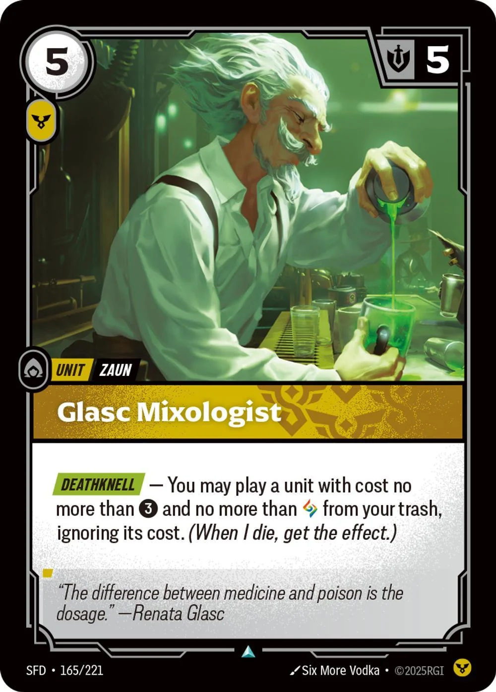 Glasc Mixologist - 165/221 [Spiritforged] [Non-Foil]