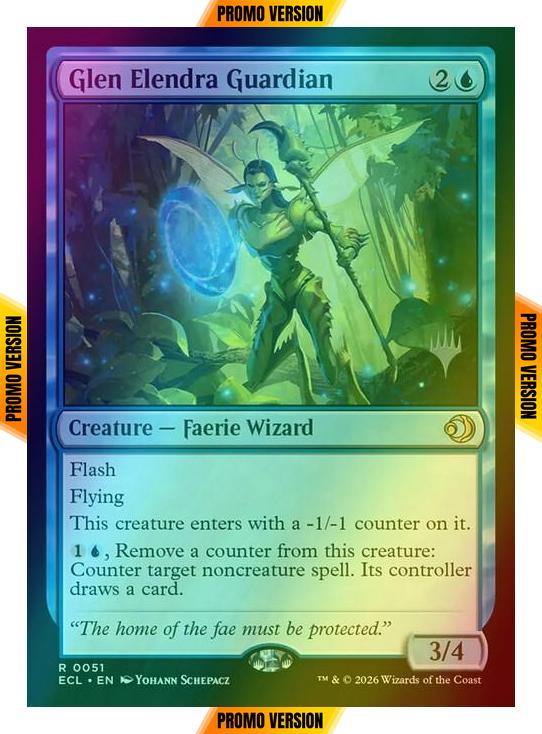 Glen Elendra Guardian [51p] [Promo Pack] [Lorwyn Eclipsed: Promos] [Foil]