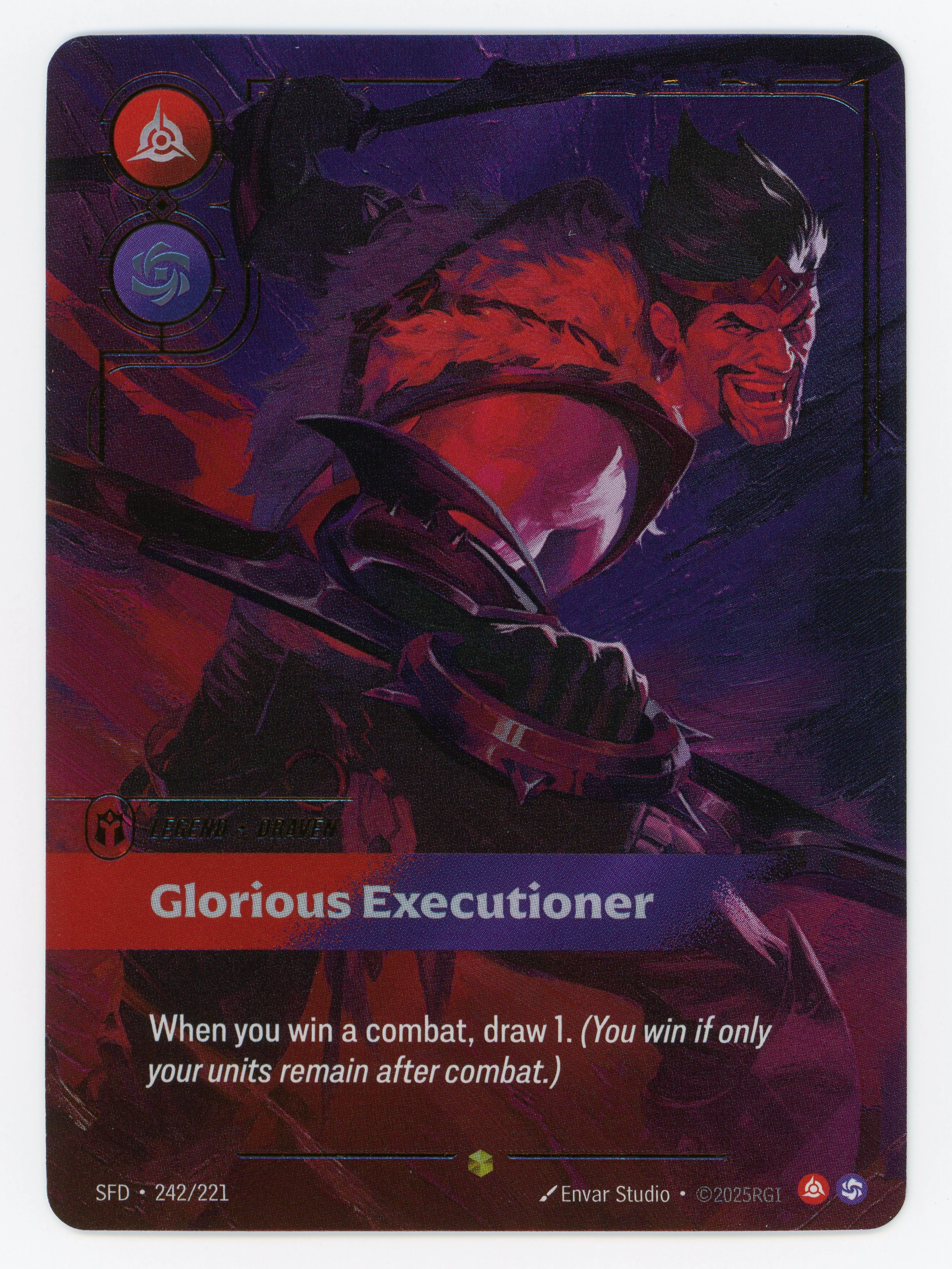 Glorious Executioner (Draven) — Overnumbered|Foil — Scan 15904