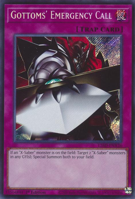 Gottoms' Emergency Call - L26D-ENX26 - Secret Rare - 1st Edition