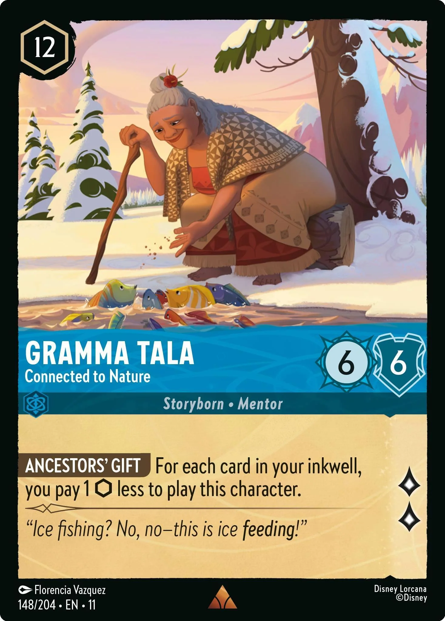 Gramma Tala - Connected to Nature - 148/204 [Winterspell] [Non-Foil]