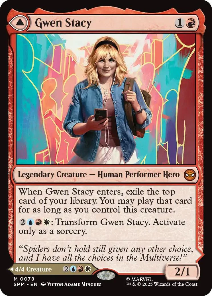 Gwen Stacy // Ghost-Spider [78] [Marvel's Spider-Man] [Non-Foil]