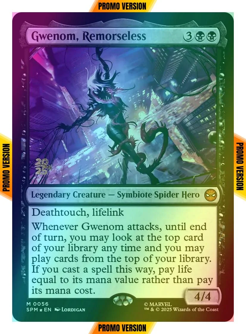 Gwenom, Remorseless [56s] [Marvel's Spider-Man: Promos] [Foil]