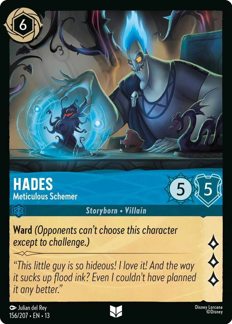 Hades - Meticulous Schemer - 156/204 [Attack of the Vine!] [Non-Foil]