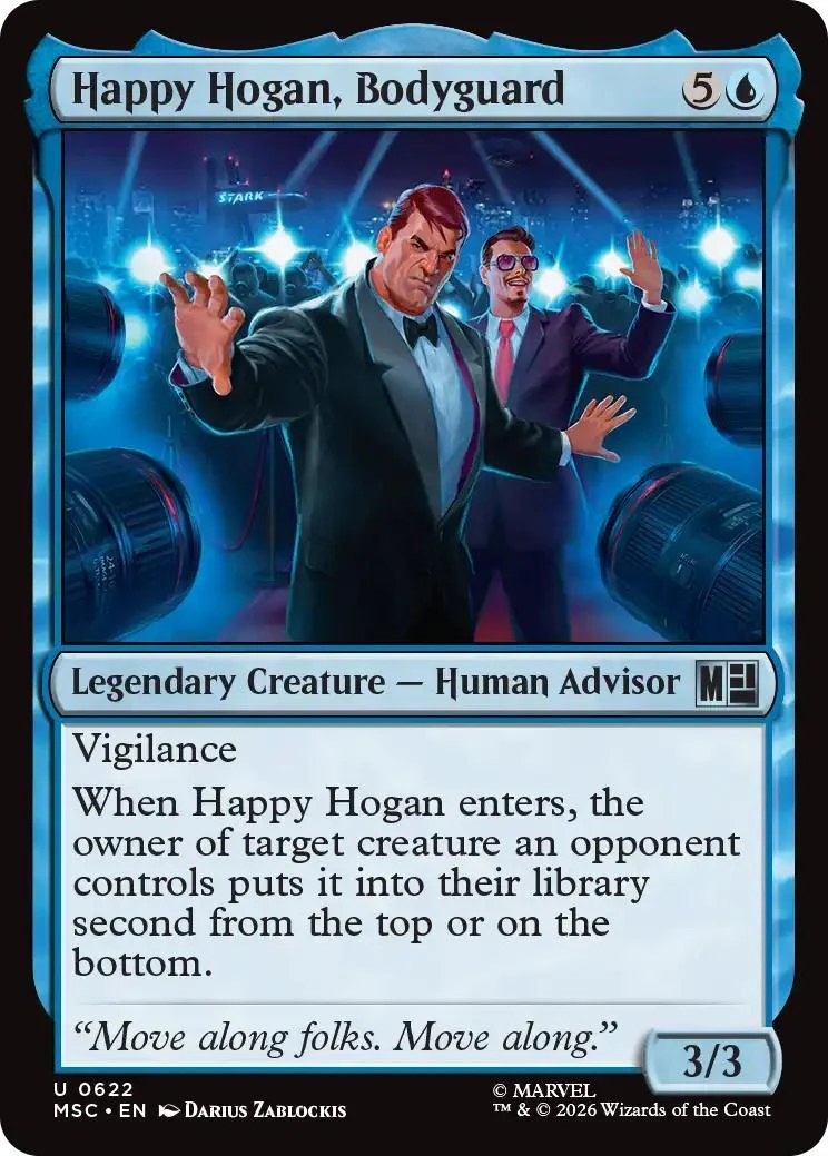 Happy Hogan, Bodyguard [622] [Jumpstart] [Marvel Super Heroes: Commander] [Non-Foil]