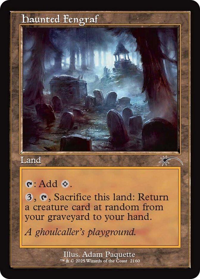Haunted Fengraf [2160] [Retro Frame] [Dandân Deck] [Secret Lair Drop] [Non-Foil]
