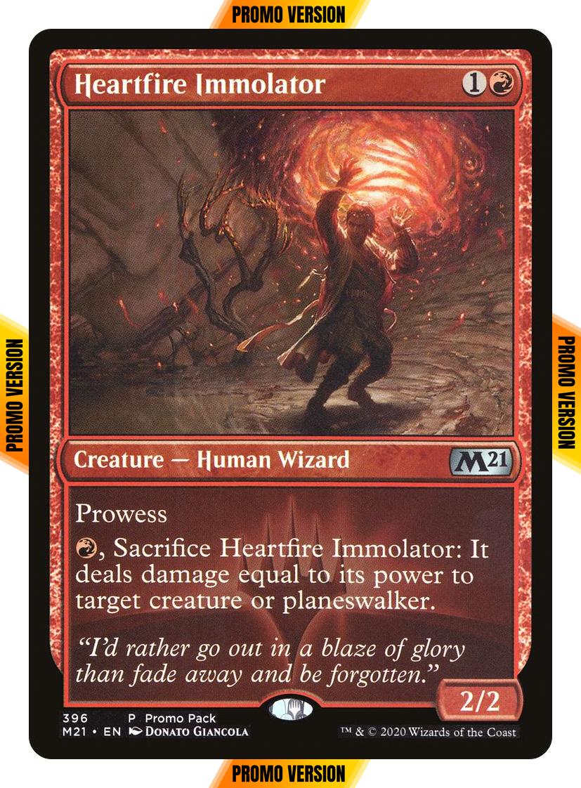 Heartfire Immolator [396] [Dark Frame Promo Pack] [Core Set 2021] [Non-Foil]
