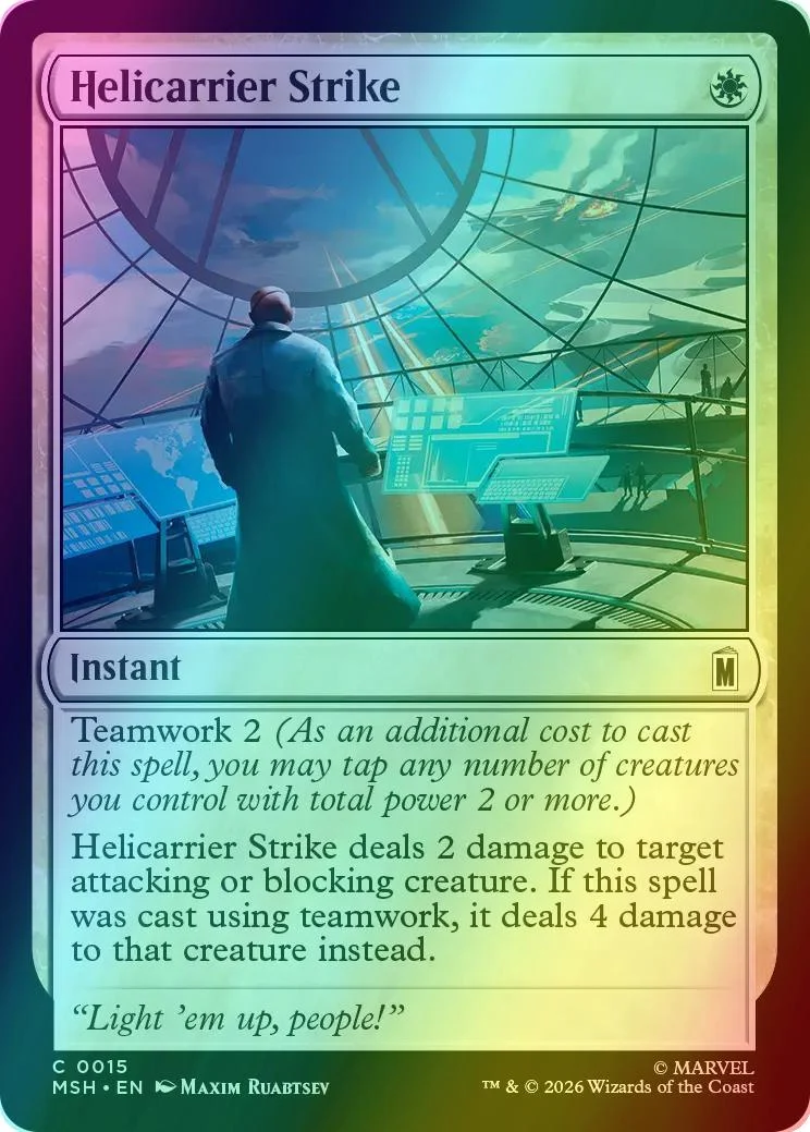 Helicarrier Strike [15] [Marvel Super Heroes] [Foil]
