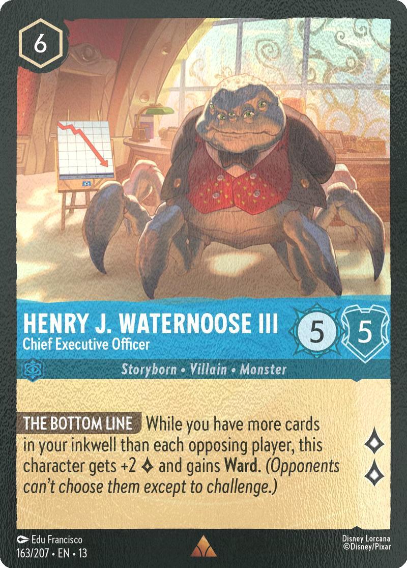 Henry J. Waternoose III - Chief Executive Officer - 163/204 [Attack of the Vine!] [Cold Foil]