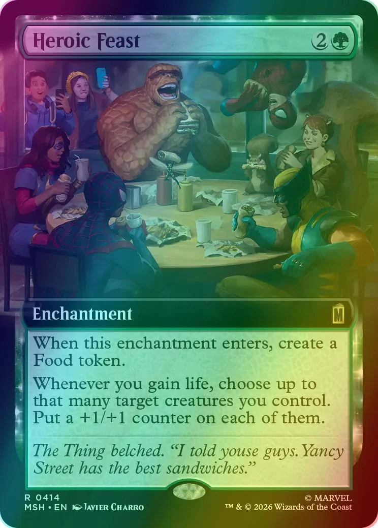 Heroic Feast [414] [Extended Art] [Marvel Super Heroes] [Foil]