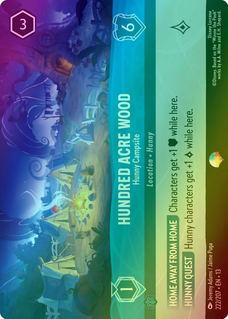 Hundred Acre Wood - Hunny Campsite (Epic) - 222/204 [Attack of the Vine!] [Holofoil]