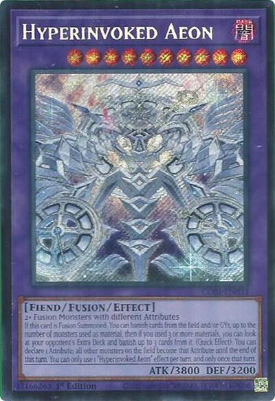 Hyperinvoked Aeon - CORI-EN033 - Secret Rare - 1st Edition