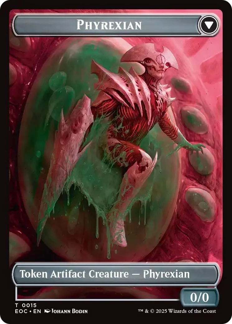 Incubator Token (15a) // Phyrexian Token (15b) [Edge of Eternities: Commander: Tokens] [Non-Foil] - Image 2