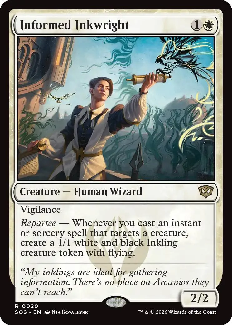 Informed Inkwright [20] [Secrets of Strixhaven] [Non-Foil]