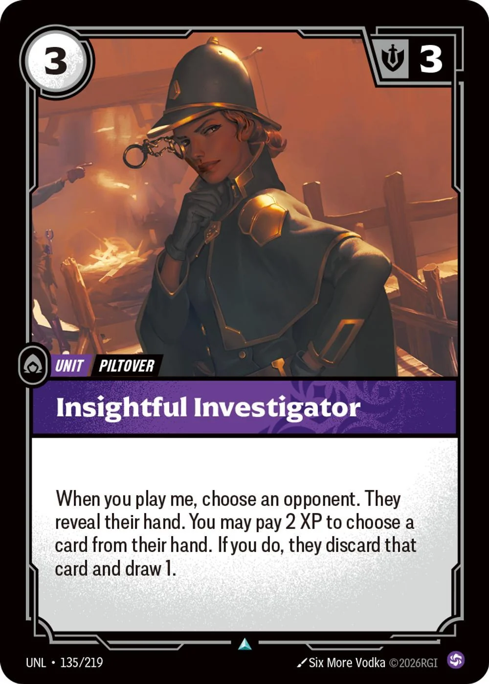 Insightful Investigator - 135/219 [Unleashed] [Non-Foil]