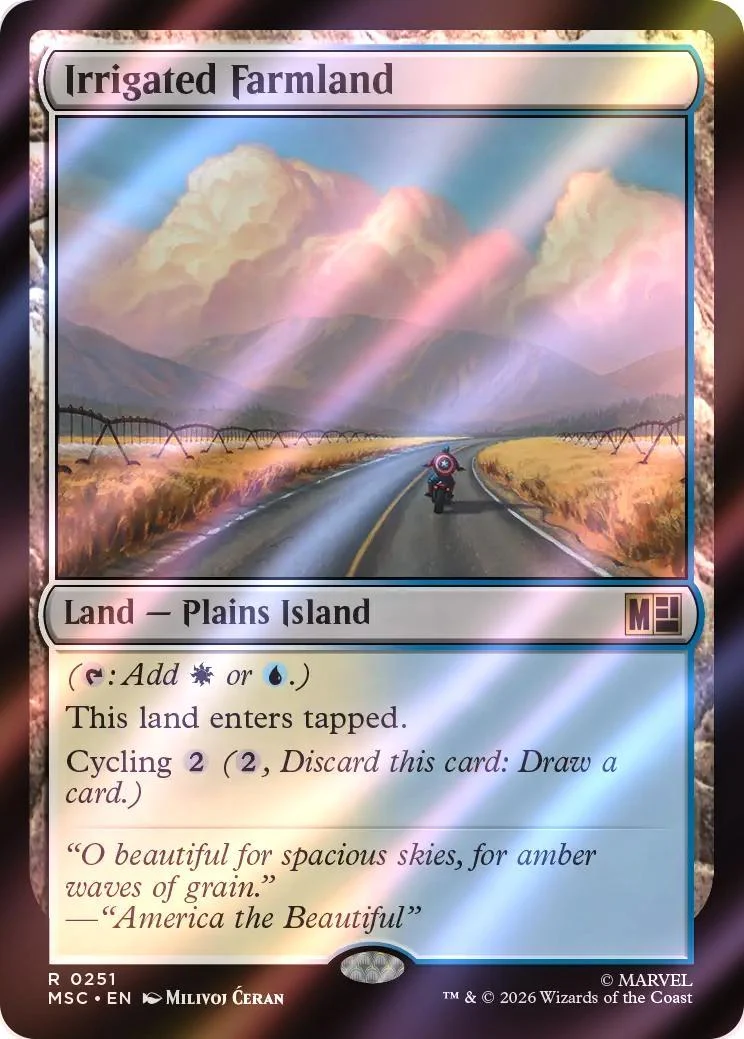 Irrigated Farmland [251] [Marvel Super Heroes: Commander] [Surge Foil]