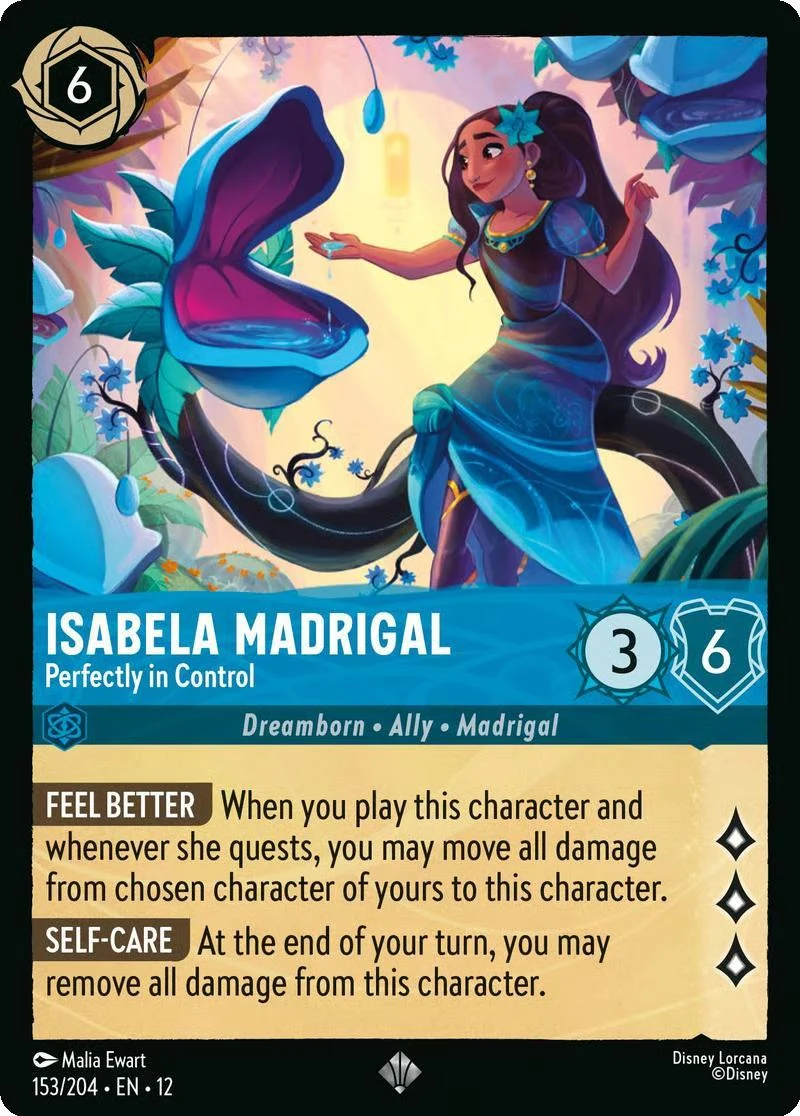 Isabela Madrigal - Perfectly in Control - 153/204 [Wilds Unknown] [Non-Foil]