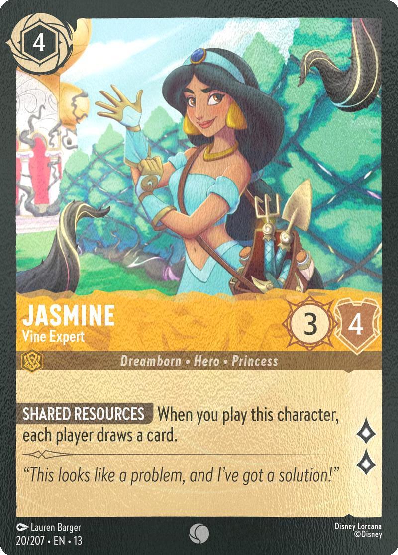 Jasmine - Vine Expert - 20/204 [Attack of the Vine!] [Cold Foil]