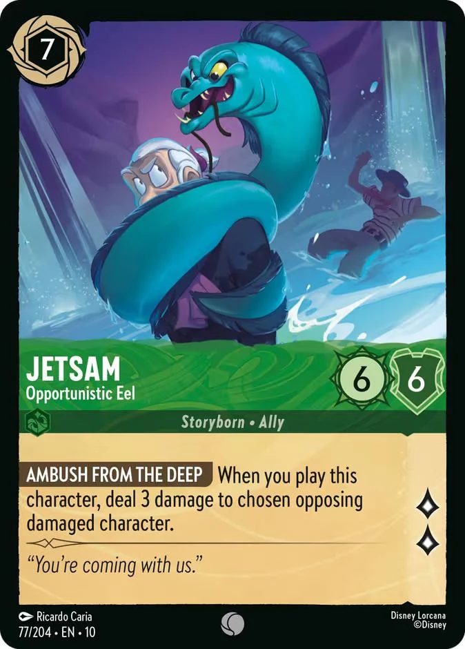 Jetsam - Opportunistic Eel - 77/204 [Whispers in the Well] [Non-Foil]