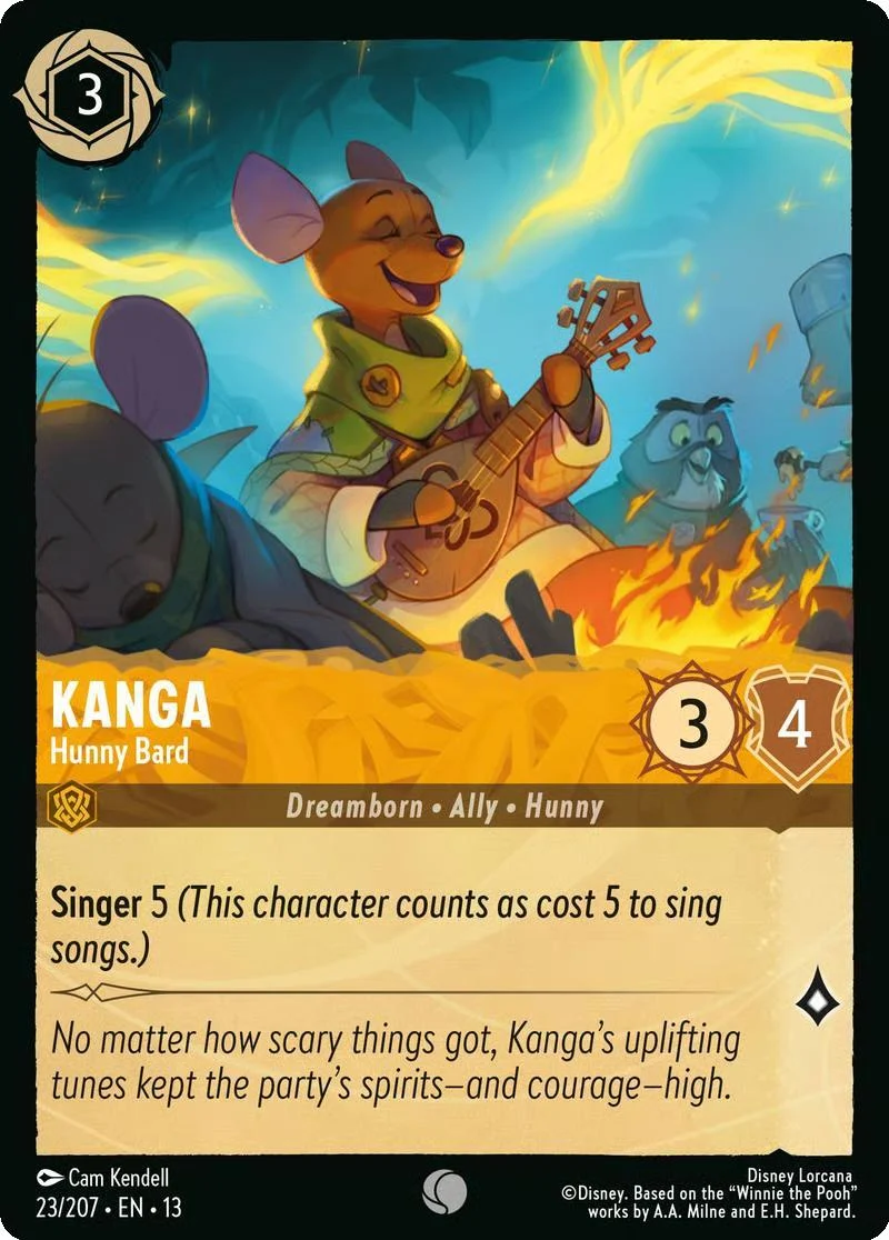 Kanga - Hunny Bard - 23/204 [Attack of the Vine!] [Non-Foil]