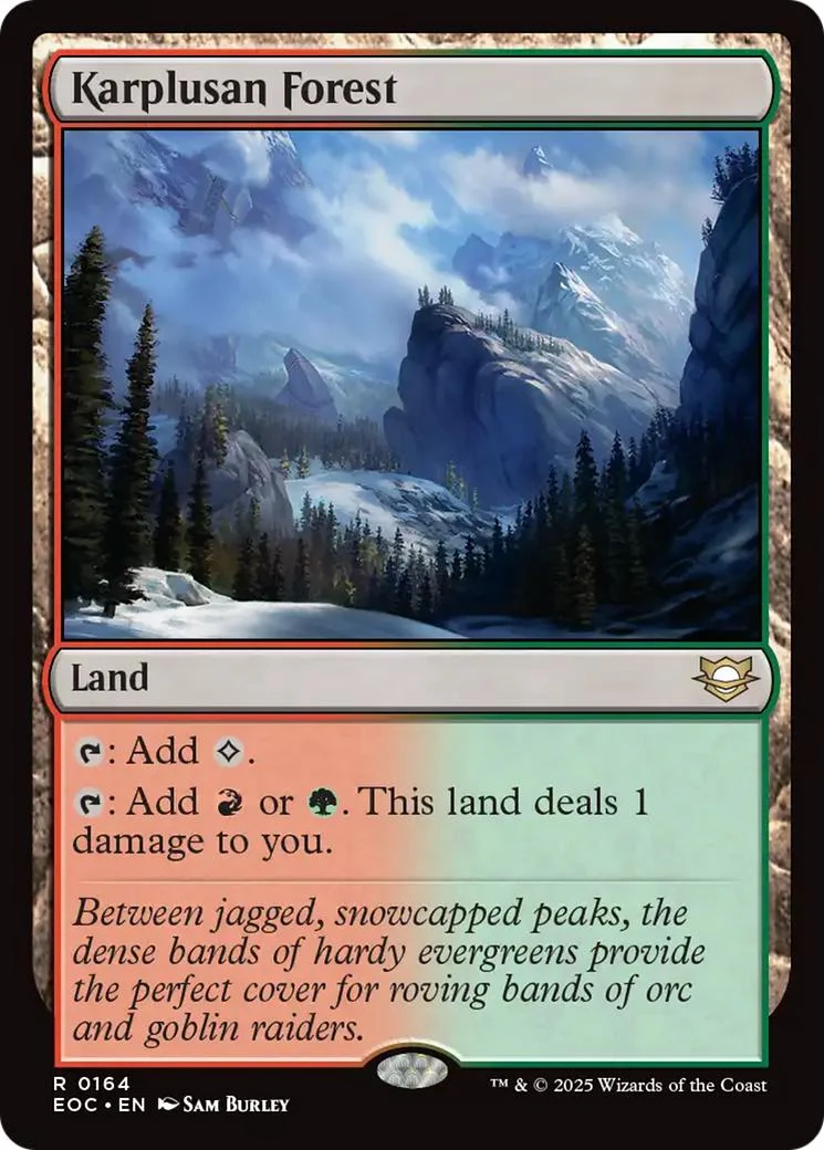 Karplusan Forest [164] [Edge of Eternities: Commander] [Non-Foil]