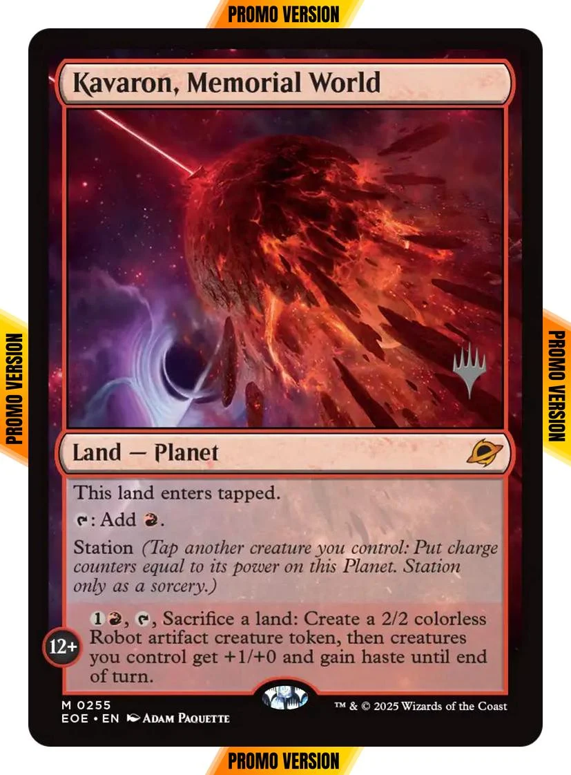 Kavaron, Memorial World [255p] [Promo Pack] [Edge of Eternities: Promos] [Non-Foil]