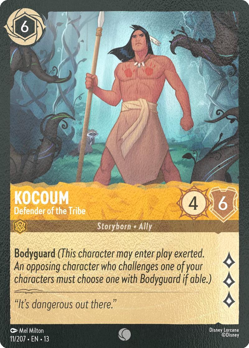 Kocoum - Defender of the Tribe - 11/204 [Attack of the Vine!] [Cold Foil]