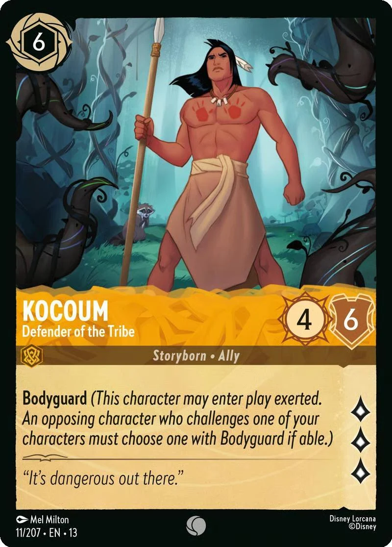 Kocoum - Defender of the Tribe - 11/204 [Attack of the Vine!] [Non-Foil]