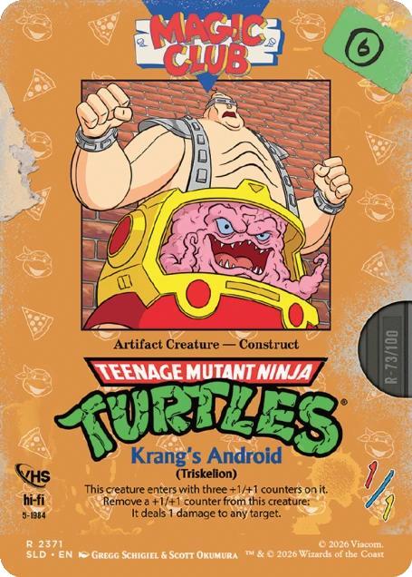 Krang’s Android - Triskelion [2371] [Borderless] [VHS Villains] [Secret Lair Drop] [Non-Foil]