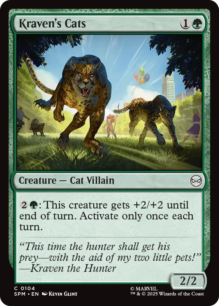 Kraven's Cats [104] [Marvel's Spider-Man] [Non-Foil]