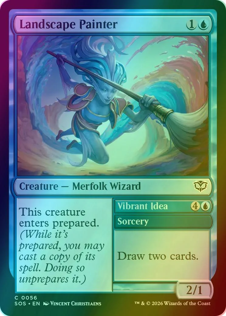 Landscape Painter // Vibrant Idea [56] [Secrets of Strixhaven] [Foil]